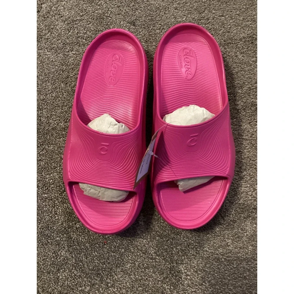 Clove Supercush Recovery Slide Neon Pink EVA Foam Sandals WS1120110NP W12 M11
